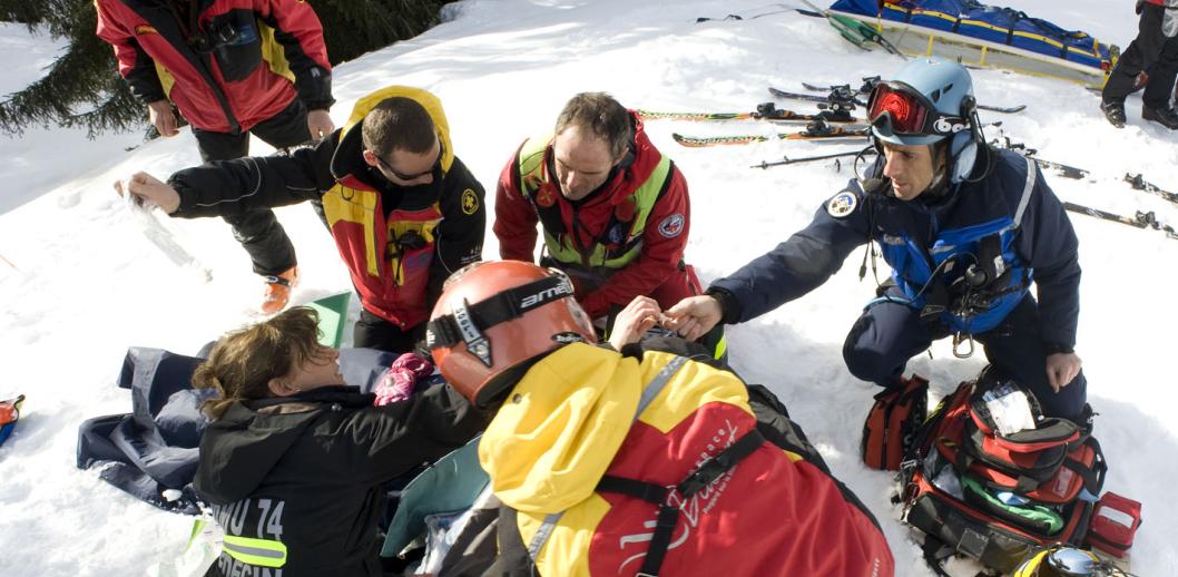 prise en charge sur piste